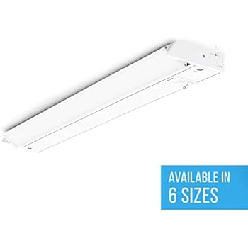 Parmida LED Swivel Under Cabinet Light (Adjustable Lens Angle), 24 Inch, 14W, 840lm, Dimmable, Linkable, 3-in-1 Color Levels, Hardwire or Plug-in, On/Off Switch, ETL & ENERGY STAR, 120V