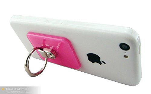 MOSTOP Anti-theft Swivel Finger Mate Strap Holder Cradle Mount Mobile Smartphone Cell Phone Accessories for iPhone 5 iPhone 5s iPad Mini iPad Air Sumsung HTC GPS PDA (Pink)