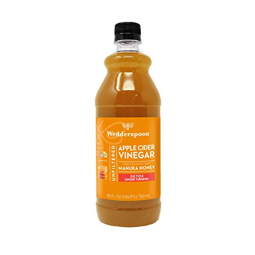 Wedderspoon Apple Cider Vinegar with Manuka Honey, Detox, Ginger