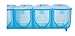 Apex 7-Day Ultra Bubble-Lok Pill Organizer (XL, Translucent Blue)