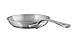 Mauviel M'Cook 5-Ply Polished Stainless Steel Frying Pan With Cast Stainless Steel Handle, 9.4-in, Made In France