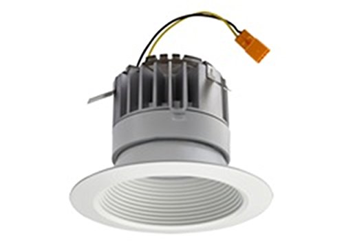 Lithonia Lighting 4BPMW LED M6 4 inch White LED Recessed Baffle Module, 3000K