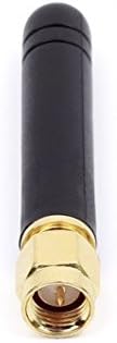 LATNEX Short Whip Rubber Antenna for 2.4 GHz Band Including WiFi, ZigBee, Bluetooth, Video, ISM