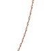 Bling Jewelry Rose Gold Plated 020 Singapore Chain 925 Sterling Silver 2mm