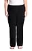 the buti-bag company Plus Size Yoga Pants with Front Pockets, Generously Oversized, Thick Cotton Jersey, 2X/3X (Size 22-24) Black