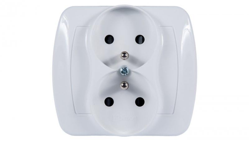 Kontakt-Simon AGZ2Z/11 Socket White Plastic IP20, 250 V, 90 mm, 37.5 mm