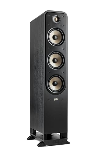 Polk Audio Signature Elite ES60 Tower Speaker, Single, Stunning Black