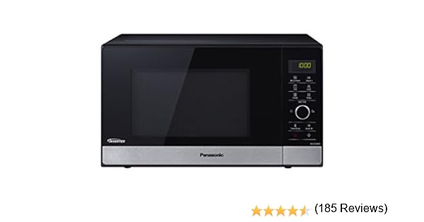 Panasonic NN-GD38H - Microondas con Grill (1000 W, 23 L, 6 niveles ...