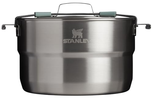 Photo 1 of Stanley Wildfare Core 26-Piece Stainless Steel Cookware Set for Outdoor Cooking | Nesting Design with Locking Handles | Camping Essentials Travel Set
