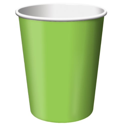 Creative Converting Bright Lime Green Paper Cups