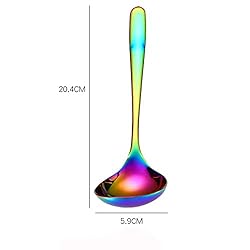 MBBITL 2-Pack Rainbow Soup Ladle 304 Stainless