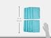 Fromm Softees Microfiber Salon Hair Towels for Hairstylists, Barbers, Spa, Gym in Aqua, 16