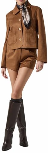 ASTR the Label Women's Jude Jacket, Camel, XS