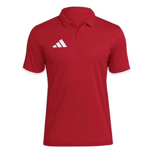Homme Entrada26 Polo Shirt, Team Power Red 2/White, L