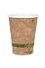 World Centric 100% Biodegradable, 100% Compostable Paper PLA-Lined 12 Ounce Kraft Coffee Hot Cup, 50 Pack