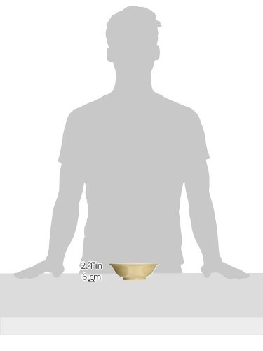 Winco MMB-22 Melamine Rimless Bowl, 22-Ounce, Tan