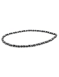 Pulsera de tobillo de hematita magnética morada para terapia de curación de mujeres, bueno para aliviar el dolor de articulaciones, aumenta la energía, 2 piezas, sin metal, 91297