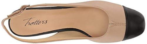 Trotters Shoes Trotters Women's DEA Pump, Ivory Embossed, 2 UK