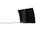 Mohu Curve 30 Indoor TV Antenna, 30-Mile Range, UHF/VHF Multi-directional, Paper-Thin Design, 10 ft. Detachable Coaxial Cable, Modern Design with Base Stand, 4K-Ready HDTV, MH-110566, White