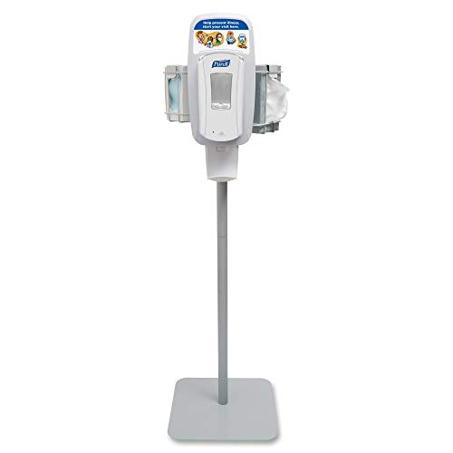 PURELL Hand Sanitizer Dispenser Floor Stand, Light Gray, Floor Stand