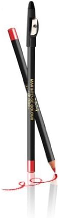 Eveline Cosmetics - LIP LINER PENCIL with Sharpener - MAX INTENSE COLOUR VIBRANT ROSE NO.11 by Mammoth Cosmetics
