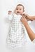 SwaddleDesigns Microfleece Sleeping Sack with 2-Way Zipper, Pure Green Puff Circles, 6-12MO