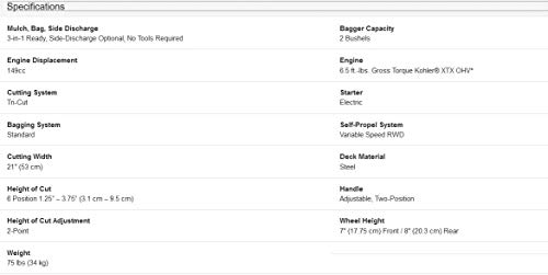 2 Lawn+Boy+17734+Electric+Discharge+Propelled