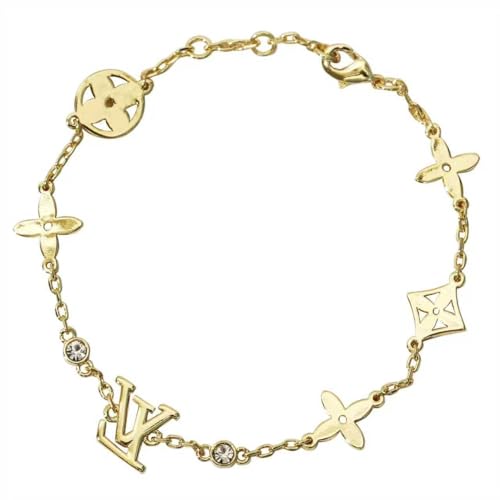 HareySikr 18K Gold Plated Women's Bracelet - Hypoallergenic Adjustable Chain, Minimalist and Sophisticated Jewelry