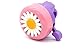 Kids Bike Girl's Bicycle Bells,Toddler Bike Parts,Bike Horn Accessory Flowers(Pink Blue Purple)