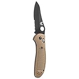 Benchmade 550SBKHGSN ComboEdge BK Coated Blade/ Sand Color Coated Handle
