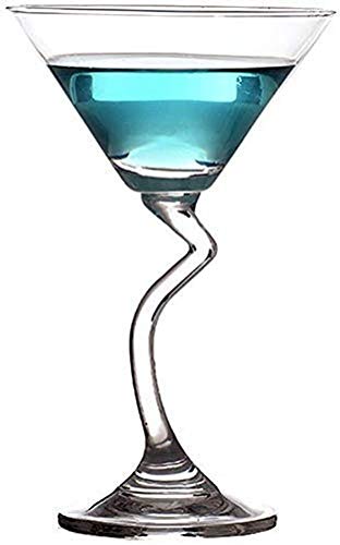 MOLLYNANA cocktailgläser Weinglas Creative Champagne Glasses White Einfache Verwendung Kristallglas2pcs – Bild 3