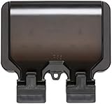 Knightsbridge OP9N Outdoor Weatherproof Double Socket IP66 Black view 2