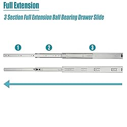 OCG Drawer Slides 18 Inch，Full Extension