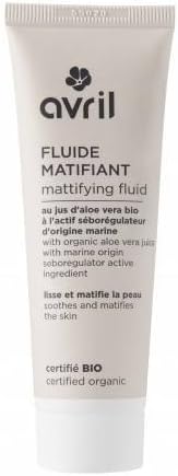 AVRIL - Bio Mattifying Fluid - Regulates excess sebum - For mixed and oily skin - Opacifies without drying the skin - With Shea Butter - Revitalizes the skin - Suitable as a base for make-up - 50 ml