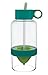 Citrus Zinger Biggie by Zing Anything, Active Infusion Water Bottle, Citrus Fruit Infusion, BPA EA free Tritan, Reusable Water Bottle, Hydration, Infusion Technology, Flip Up Straw Cap, 36 oz., Green