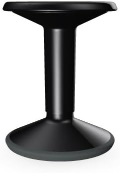 Interstuhlstool black Adjustable seat with a hand strap