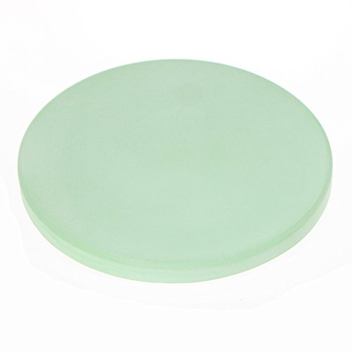 Diatomaceous Earth Cup Mat Super Absorbent Coasters (Round Shape, Light Green)