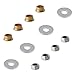 LEDAUT Door Hinge Pin and Bushing Repair Kits for 1999-up GMC Sierra Silverado Chevy Truck SUV