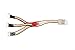 PinShang 3-in-1 Battery Charging Cable Balance Battery Charge Cord Line Adapter for Hubsan Zino H117S Quadcopter Drone Original Battery