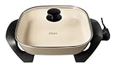 Oster CKSTSKFM12WM-ECO DuraCeramic Electric Skillet, 12-Inch, Beige/Champagne (Kitchen)