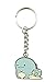 CLEVER IDIOTS INC San-X Sumikko Gurashi Enamel Keychain, Tokage The Dinosaur - Securely Attaches to a Purse, Backpack or ID Lanyard - Authentic Japanese Design - Durable Quality