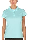 icyzone Women's Athletic Golf Polo Shirts Stretch Pique Short Sleeve Tops