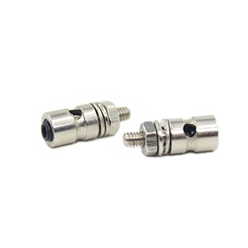 Hobbypark Adjustable Pushrod Connector Linkage Stoppers D1.8mm RC Model Airplane Plane Replacement (Pack of 25)