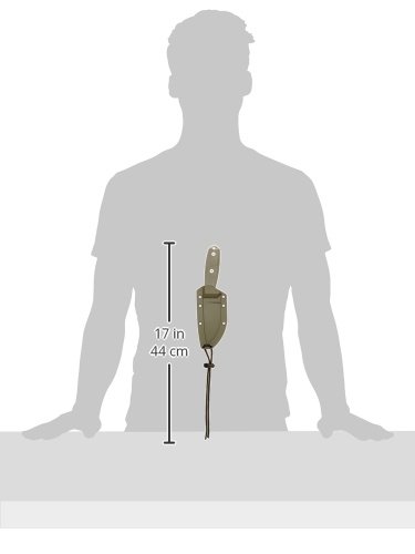 ESEE Unisex – Erwachsene Outdoormesser | Klingenlänge: 9.52 cm-Griff: Micarta-Model 3 Desert Tan Blade, Mehrfarbig, normal – Bild 5