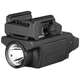 OLIGHT PL-Mini 3 Valkyrie 600 Lumens Compact Tactical Picatinny/GL/Hellcat Rail-Mounted Weaponlight with Two Included Rechargeable and Removable Battery, Pistol Light with Strobe Mode (Black)