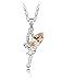 FANSING Crystal Necklaces Fairy Necklace Angel Pendant Jewelry Birthday Gifts for Women