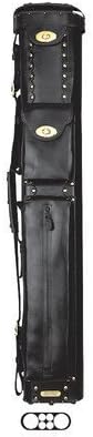 2 Butt and 4 Shaft Cowboy Pool Cue Cases Color: Black by Instroke