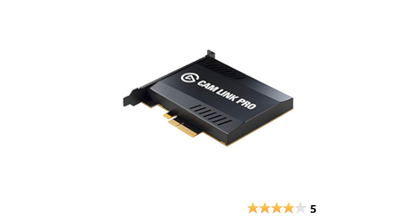 Elgato Cam Link Pro Pcie Kamerinsamlingskort 4 Hdmi Ingangar 1080p60 Full Hd 4k30 Multiview Stromning Videokonferenser Obs Zoom Med Mera Amazon Se Electronics