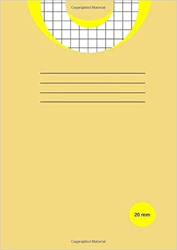 mm Square Exercise Book mm 2cm Squared Quad Ruled Grid Paper Notebook For Mathematics Maths Science Graph Writing Pad Quilting 90 Gsm Paper 100 Pages 210mm X 297mm Yellow Tinuk