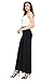 Made By Johnny MBJ WB1104 Womens Wide Leg Palazzo Lounge Pants XL Black